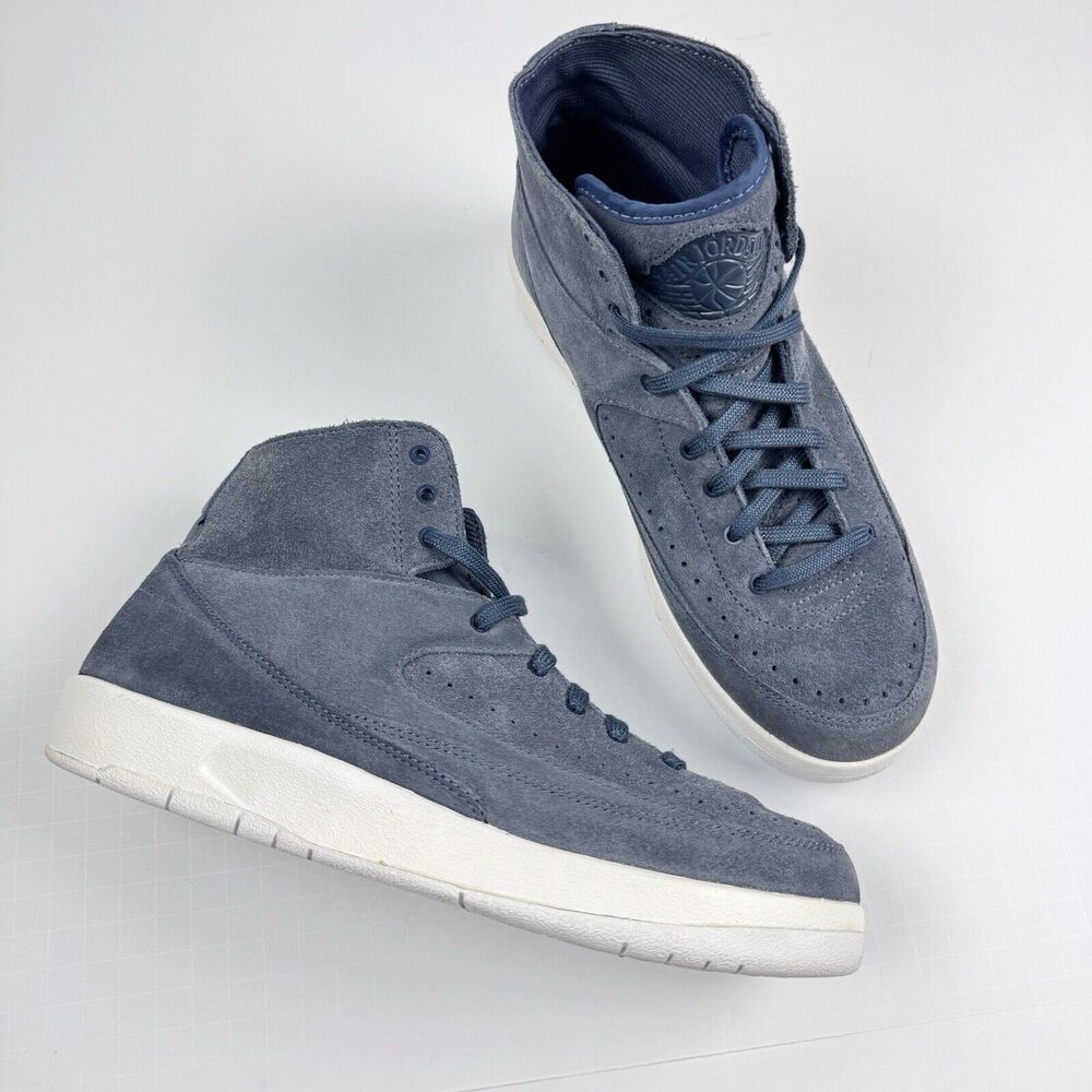 New Air Jordan 2 Retro Deconstructed Thunder Blue Mens Size 8 EUC 897521-402 - Picture 2 of 14